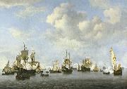 The Dutch Fleet in the Goeree Straits Willem Van de Velde The Younger